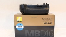 니콘정품 MB-D16 D750 세로그립 + MS-014 AA 배터리 어댑터 보증서 설명서 박스
