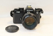 [중고] 니콘 FM2 + 50mm 1:1.2 Nikon L37c uv 스트랩 배터리 모든기능 정상입니다